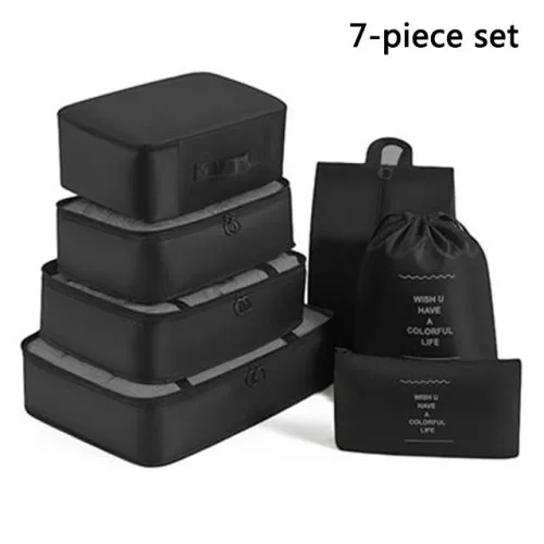 7pcs conjunto negro