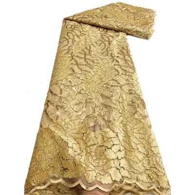 Image de Tissu Dentelle Velours Africain Élégant