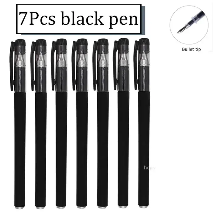 7Pcs Nero penna D