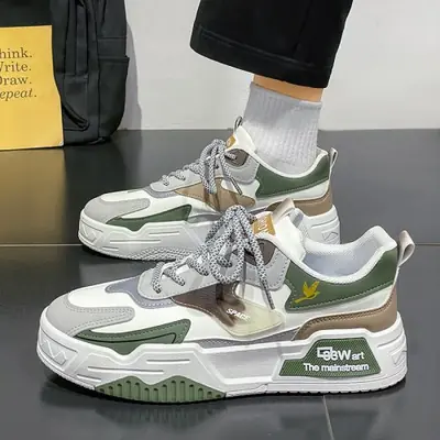 Image de Chaussures de Sport Homme Cuir - Tendance Automne 2024