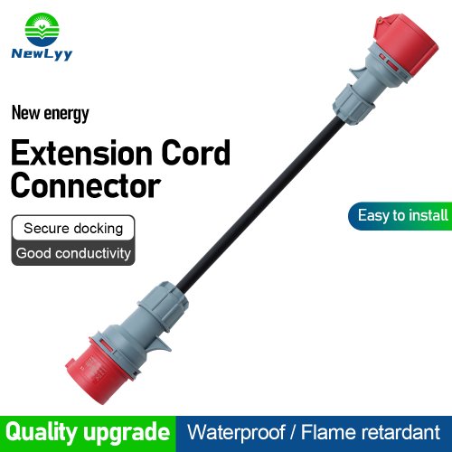 Afbeelding van Rode 32A Mannele naar 16A Vrouwelijke CEE-Adapter voor Elektrische Voertuigen – Betrouwbare Oplader Verlengsnoerconnector met Hoge Stroomcapaciteit