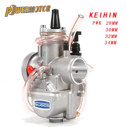 Immagine di Moto Tenda Piatta Carburatore Keihin per Keihin PWK 28 30 32 34mm Scooter 2T 4T ATV Dirt Bike Enduro Motocross Accessori