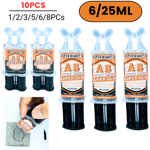 Image of Natural Epoxy Resin Adhesive for Metal, Ceramic, and Glass – Transparent, High-Strength, Waterproof, Heat-Resistant Multi-Purpose Bonding Solution