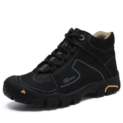 Image de Chaussures de Randonnée Homme Imperméables en Cuir