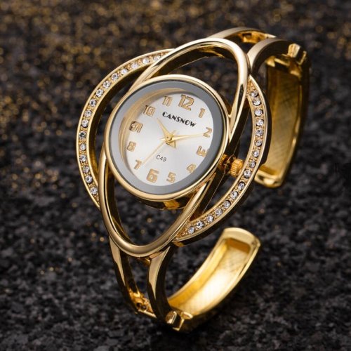 Image de Montre Femme Luxe Acier Inoxydable - Élégante & Précise