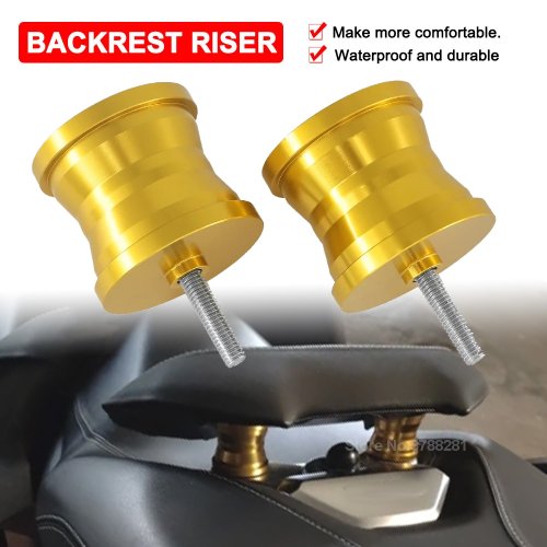 Imagen de Respaldo Elevador con Cojín para Asiento Trasero Yamaha XMAX 125, 300 y 400 (2018-2023) – Comodidad Aumentada para Pasajeros