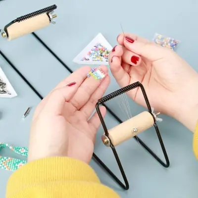 Image de Kit de Tissage de Perles Facile - Création de Bracelets et Colliers