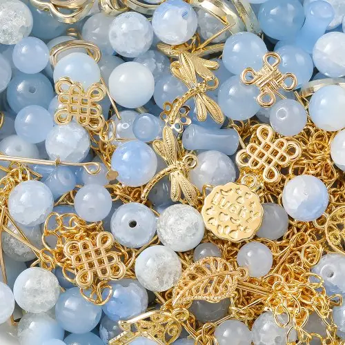 Sky blue-Gold