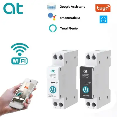 Image de Disjoncteur Intelligent WiFi Tuya 63A - Contrôle à Distance