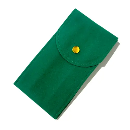 Image de Étui de Montre en Flanelle Bleu & Noir - Protection Anti-Poussière