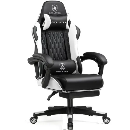 Image de Chaise de Jeu Ergonomique GTPlayer avec Repose-Pieds