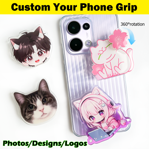 Zdjęcie Personalizowane Uchwyty do Telefonu z Hologramem – Unikalny Design!