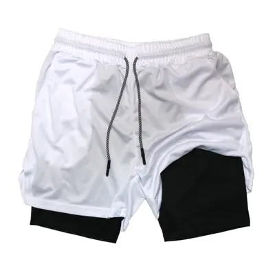 Image de Short Fitness 2-en-1 Homme - Séchage Rapide & Confort Max