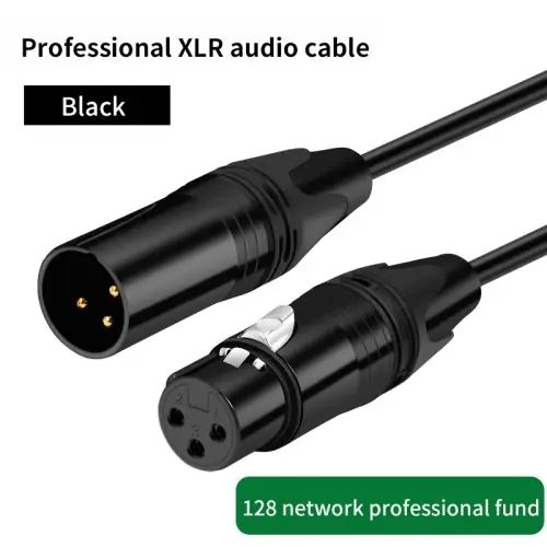 Image de Câble XLR Mâle/Femelle Pro - Extension Audio Équilibrée