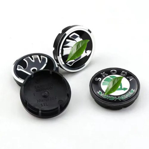 Imagen de Tapas de Centro de Rueda para Skoda - 4 Uds