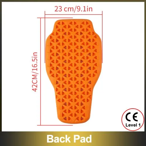Image de Protège-Dos Moto Anti-Choc Certifié - Protection Vertebral Universelle