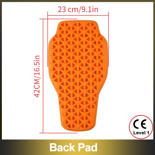 Image de Protège-Dos Moto Anti-Choc Certifié - Protection Vertebral Universelle