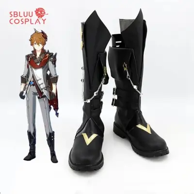 Image de Bottes Tartaglia Genshin Impact - Cosplay Premium