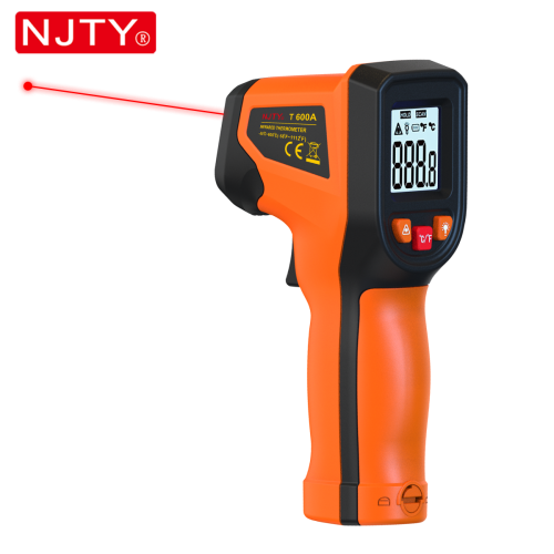 Afbeelding van Digitale Infraroodthermometerpistool NJTY T600/T600A - Professioneel Industrieel Lasertemperatuurmeetapparaat van -58°F tot 1112°F