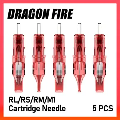 Image de Aiguilles de Tatouage Dragonfire - Lot de 5 Jetables