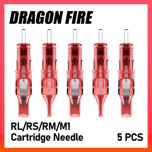 Imagen de Agujas de Tatuaje DragonFire - Pack de 5 Unidades Desechables