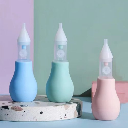 Afbeelding van Natuurlijke Baby Neuszuiger met Spuit & Neusdouche – Professionele Neuswasmethode voor Kinderen vanaf 0 Maanden