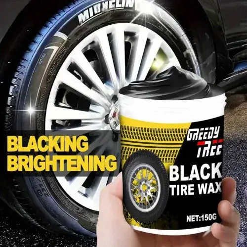 Image de Spray Noir Brillant pour Pneus - Protection UV & Revêtement Durable
