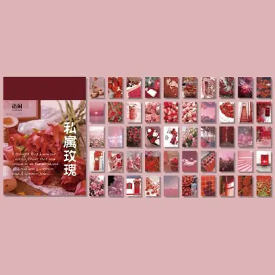 Image de 50 Feuilles de Stickers Washi Artisanal