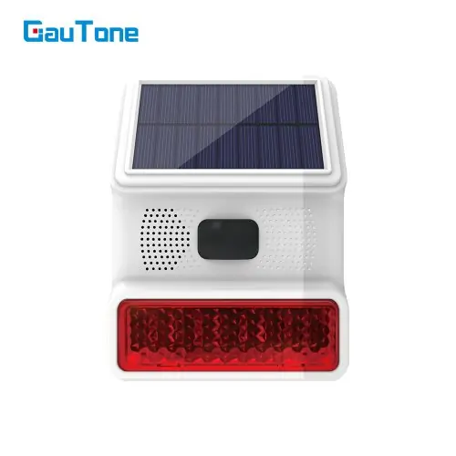 Image de Sirène Solaire Extérieure - Alarme Sans Fil avec Flash LED