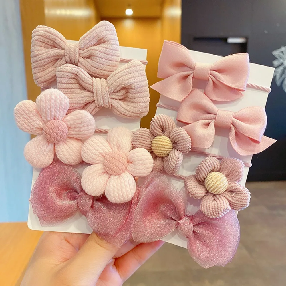 Immagine di Fasce per Capelli Bambine - Set di 10 Scrunchies Carini