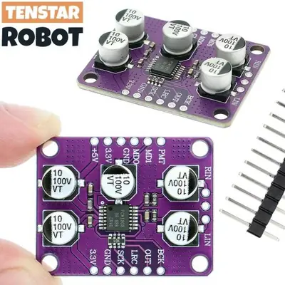 Image de Module Audio ADC PCM1808 24 Bits - Haute Résolution Stéréo