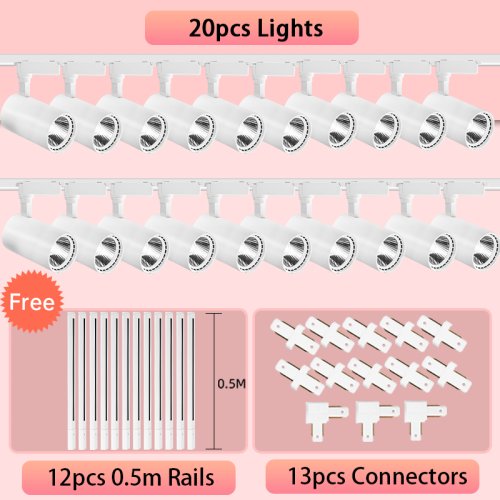 Set of 20pcs White