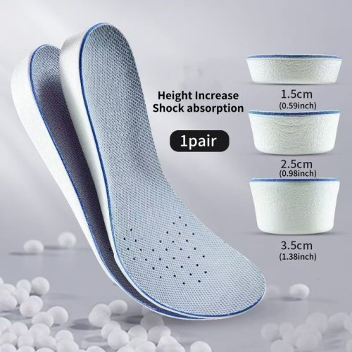 Immagine di Solette per aumentare l'altezza in EVA per uomo donna 1,5/2,5/3,5 cm solette ortopediche per assorbimento degli urti con supporto per arco invisibile