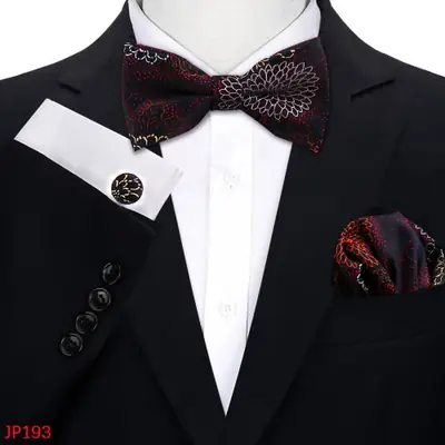 Image de Ensemble Nœud Papillon Soie Paisley - Élégance Homme