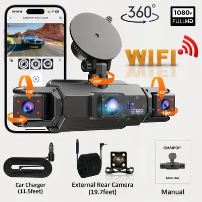 Image de Dashcam 4K WiFi - Enregistrement Full HD avec Vision Nocturne
