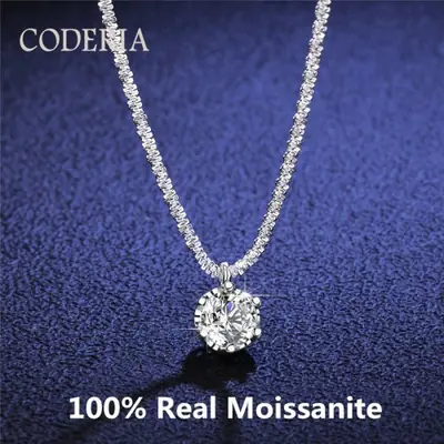 Image de Collier Moissanite Argent 925 - Élégance & Éclat