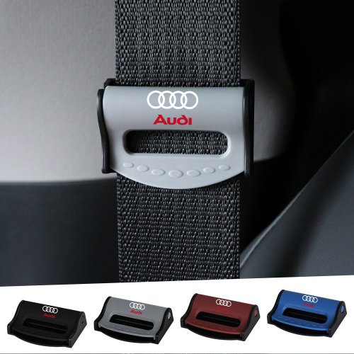 Image of 1/2PCS Car Seatbelt Stopper Adjuster Clip Safety Seat Belt Buckle Clip For Audi Sline A1 A3 A4 B8 8P B9 8V B6 A5 B7 Auto Styling
