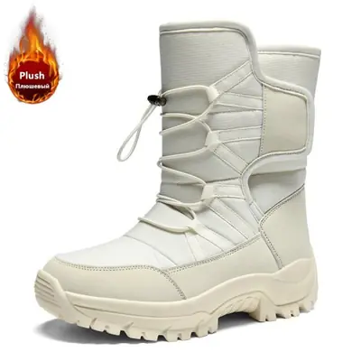 Image de Bottes Hiver Homme - Chaudes, Imperméables & Antidérapantes