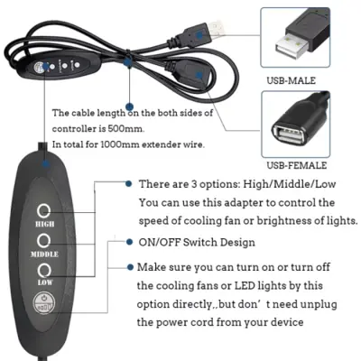 Image de Ventilateur USB 5V pour Routeur & TV Box - Refroidissement Efficace