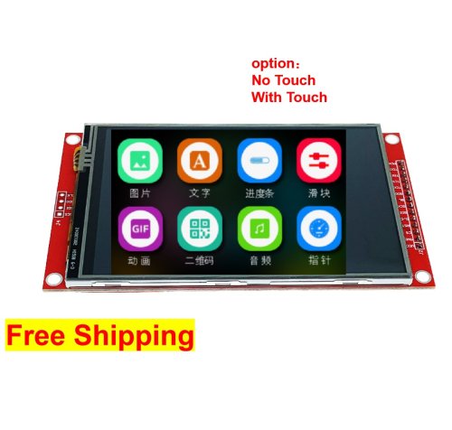 Image de Écran TFT 3.5'' HD 480x320 - Interface I2C/4 fils -ILI9488