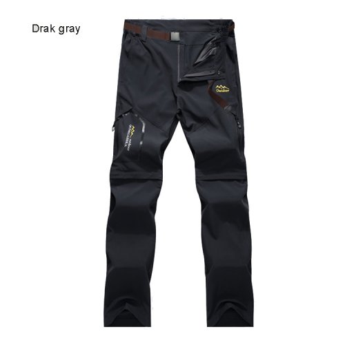 Immagine di Pantaloni da Trekking Uomo Leggeri e Respiranti per Campeggio e Avventure all'Aperto – Impermeabili, ad Asciugatura Rapida e con Alta Elasticità