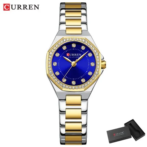 Gold blue box