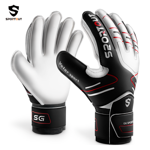 Imagen de Guantes de Portero para Jóvenes y Adultos con Agarre Potente, Protección de Dedos y Látex de 4.3 mm - Ideal para Ahorrar y Jugar con Mayor Resistencia