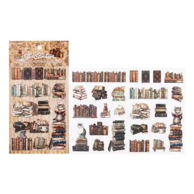 Image de Autocollants 3D Rétro Livres - Décoration Créative