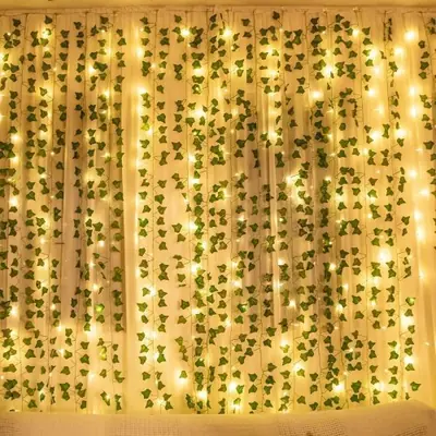 Guirlande Lumineuse Vigne Verte 20 LED - Décoration Intérieur/Extérieur