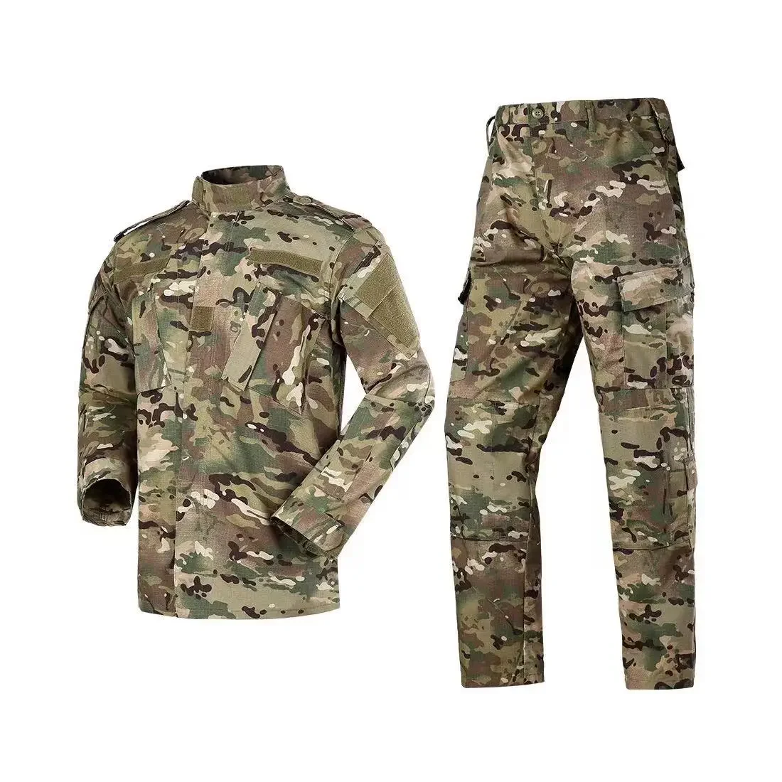 Afbeelding van 2024 Hot Duurzaam en slijtvast heren Camo ACU Uniform 2 ST Set Trainingskleding Beveiliging Officier Uniformen