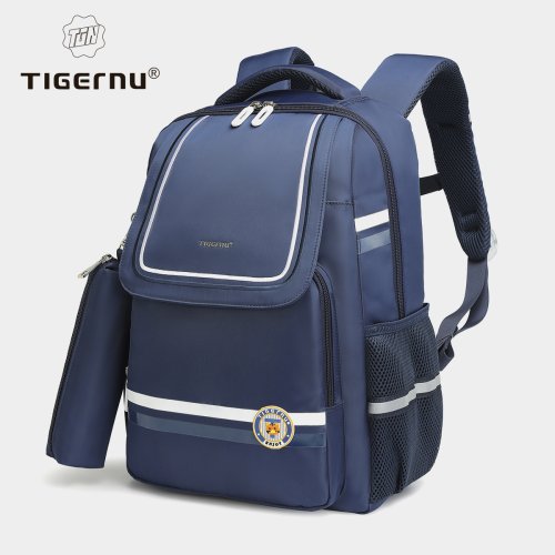 Imagen de Mochila Escolar Tigernu para Niños y Niñas con Diseño de Dibujos Animados