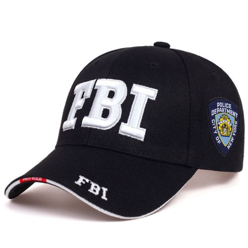 Bild von Stilvolle Kanye FBI Fashion Letters Baseball Cap – Snapback Mütze für Herren und Damen mit trendigem Design und verstellbarem Visier