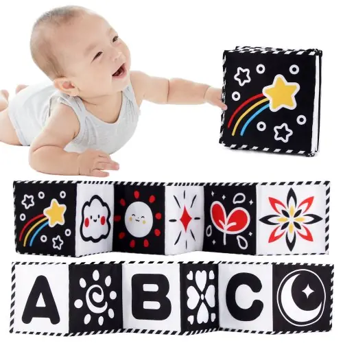 Image de Livre Sensoriel Bébé Noir & Blanc