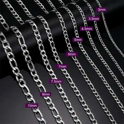 Image de Collier Punk Acier Inoxydable Homme - 45cm à 60cm
